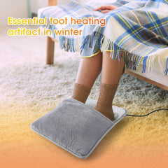 USB Electric Heated Foot Warmer Pad – Cozy Winter Foot Heating Mat