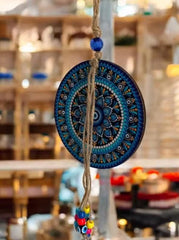 Handcrafted Evil Eye Wall Hanging – Nazar Battu Protection Charm