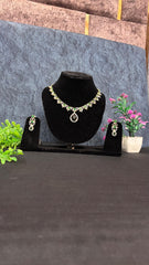 💚 Exquisite AD Green Jewellery Set 💚